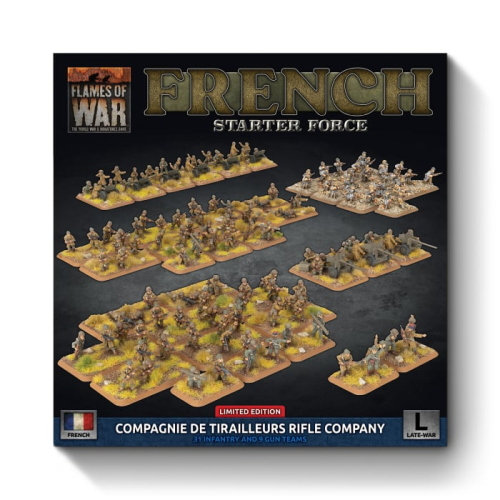 Flames of War French Starter Force Compagnie de Tirailleurs Rifle Company