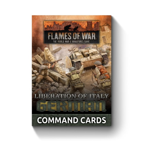 Flames of War Italy German Command Cards (47 Cards)