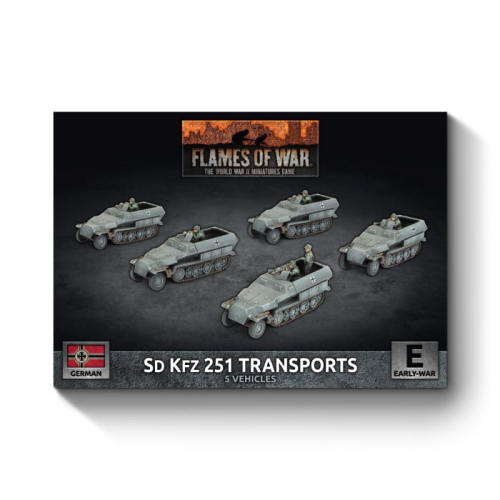 Flames of War Sd Kfz 251 Transport (5 Tanks)