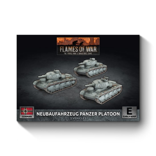 Flames of War Neubaufahrzeug Panzer Platoon (3 Tanks)