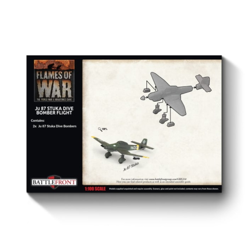 Flames of War Ju 87 Stuka Dive Bomber Flight (2x Planes)