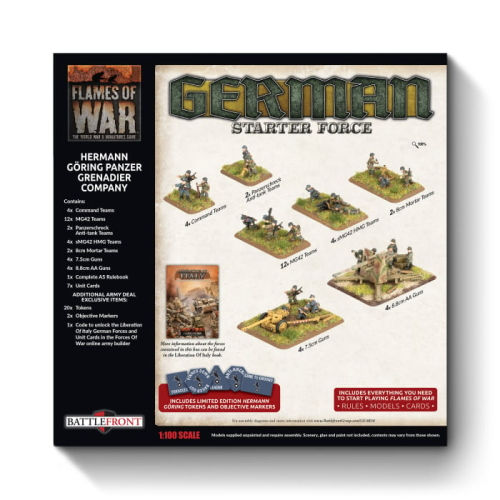 Flames of War Starter Force Hermann Goring Panzergrenadier Company
