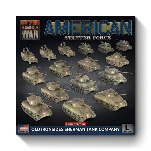 Flames of War American Starter Force Old Ironsides Sherman Tank Company