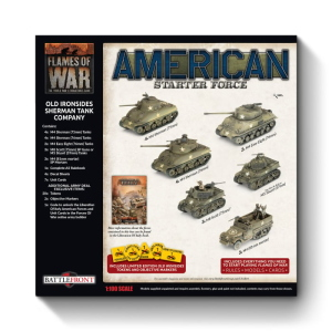 Flames of War American Starter Force Old Ironsides Sherman Tank Company