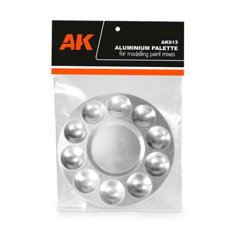AK Interactive Alluminium Palette 10 Wells