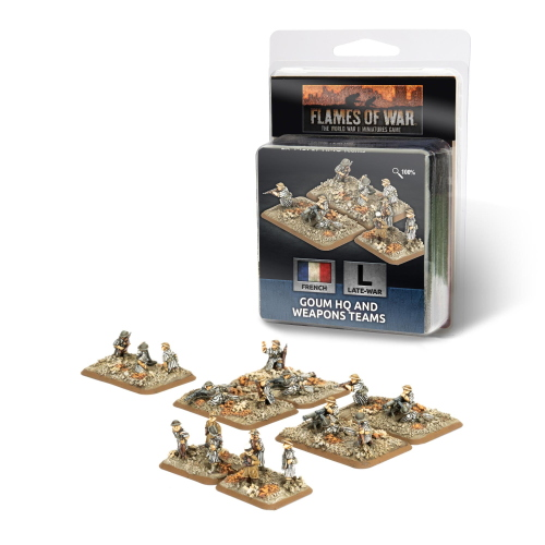 Flames of War Goum Company HQ and Weapons Team (Late War)