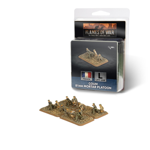 Flames of War Goum 81mm Mortar Platoon (Late War)