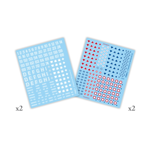 Flames of War French Decal Set (Early War)