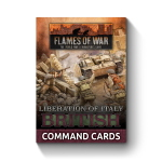 Flames of War Italy British Command Cards (55 Cards)
