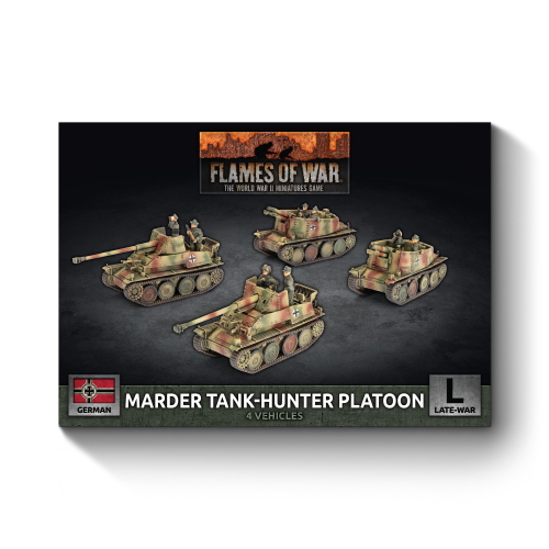 Flames of War Marder Tank Hunter Platoon (x4 Plastic)