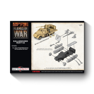 Flames of War German 8.8cm Armoured Heavy AA (3 Vehicles)