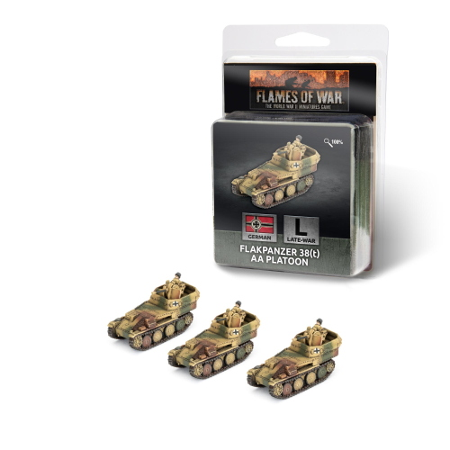 Flames of War Flakpanzer 38(t) AA Platoon (3 Tanks)