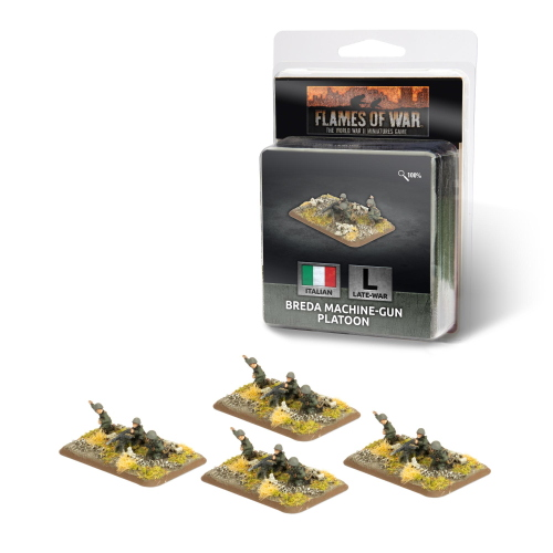 Flames of War Italian Breda Machine Gun Platoon (Late War)