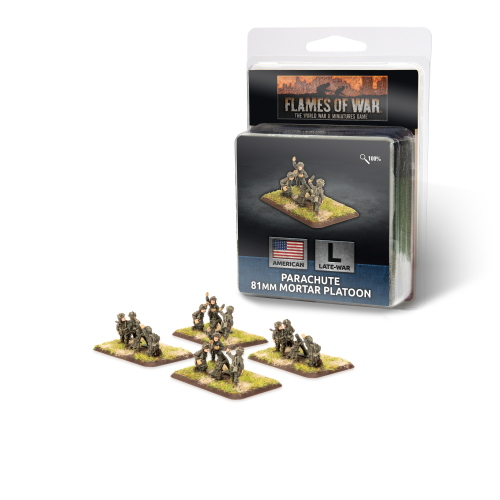 Flames of War Parachute 81mm Mortar platoon