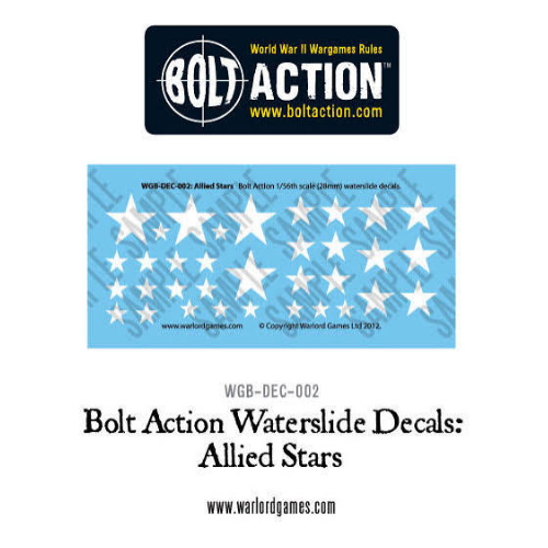 Bolt Action US Vehicle Decals (x4 Variants)