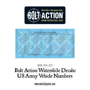 Bolt Action US Vehicle Decals (x4 Variants)