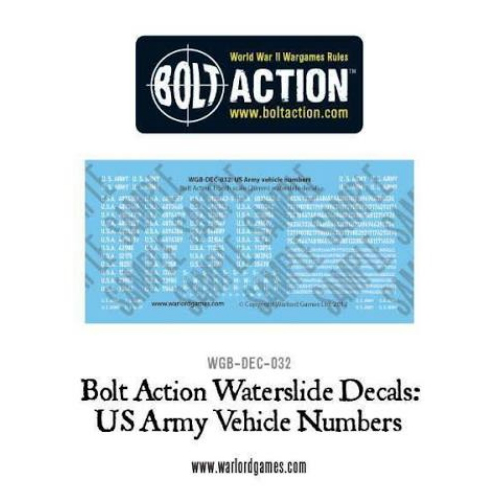 Bolt Action US Vehicle Decals (x4 Variants)