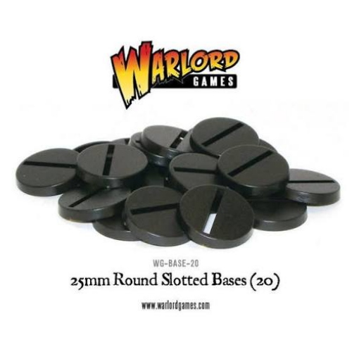 Warlord Games 25mm Round Slotted Bases 25mm (20)