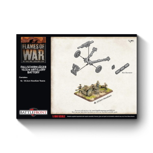 Flames of War Fallschirmjager 10.5cm Artillery Battery (4 Guns)