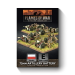 Flames of War Polish 75mm Artillery Battery (4x Guns 1x Observer)