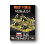 Flames of War Polish 100mm Artillery Battery (4x Guns 1x Observer)