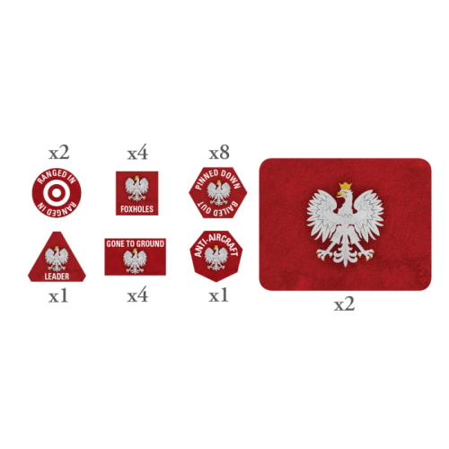 Flames of War Polish Early War Token Set