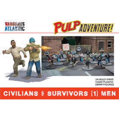Wargames Atlantic Pulp Adventure Civilians & Survivors (1) Men
