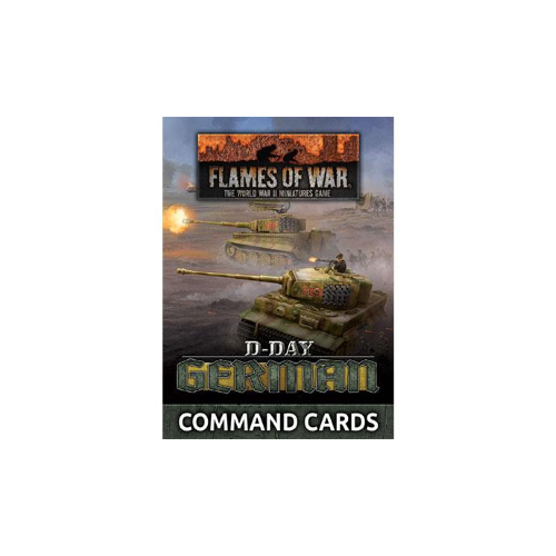 Flames of War D-Day German Command Cards