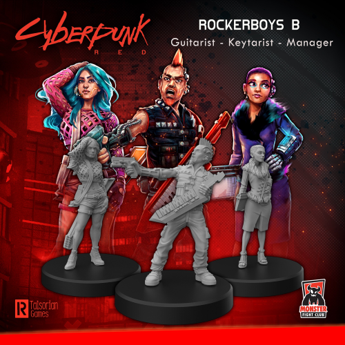 Cyberpunk Red Miniatures - Rocketboys A