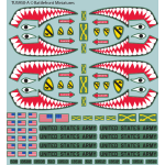 Team Yankee American Decal Set